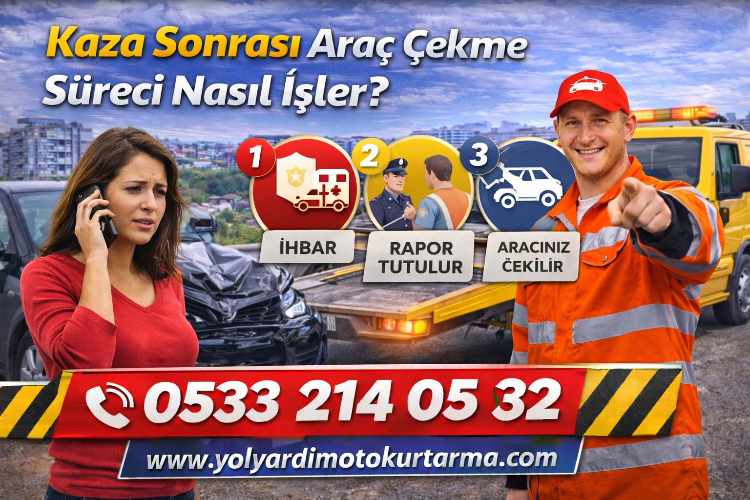 Kaza Sonrası Araç Çekme Süreci Nasıl İşler