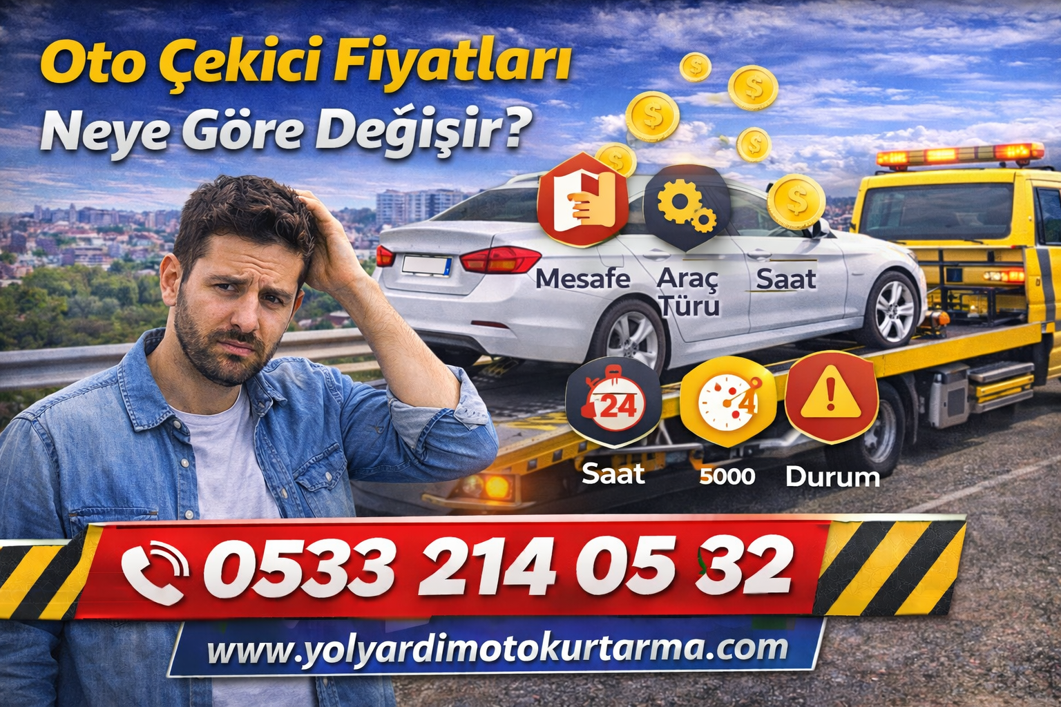 Oto Çekici Fiyatları Neye Göre Değişir