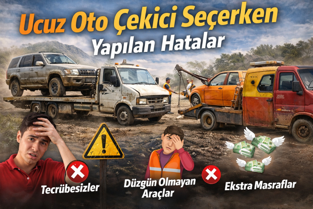 Ucuz oto çekici seçerken yapılan hatalar ve güvenilir yol yardım hizmeti seçimi