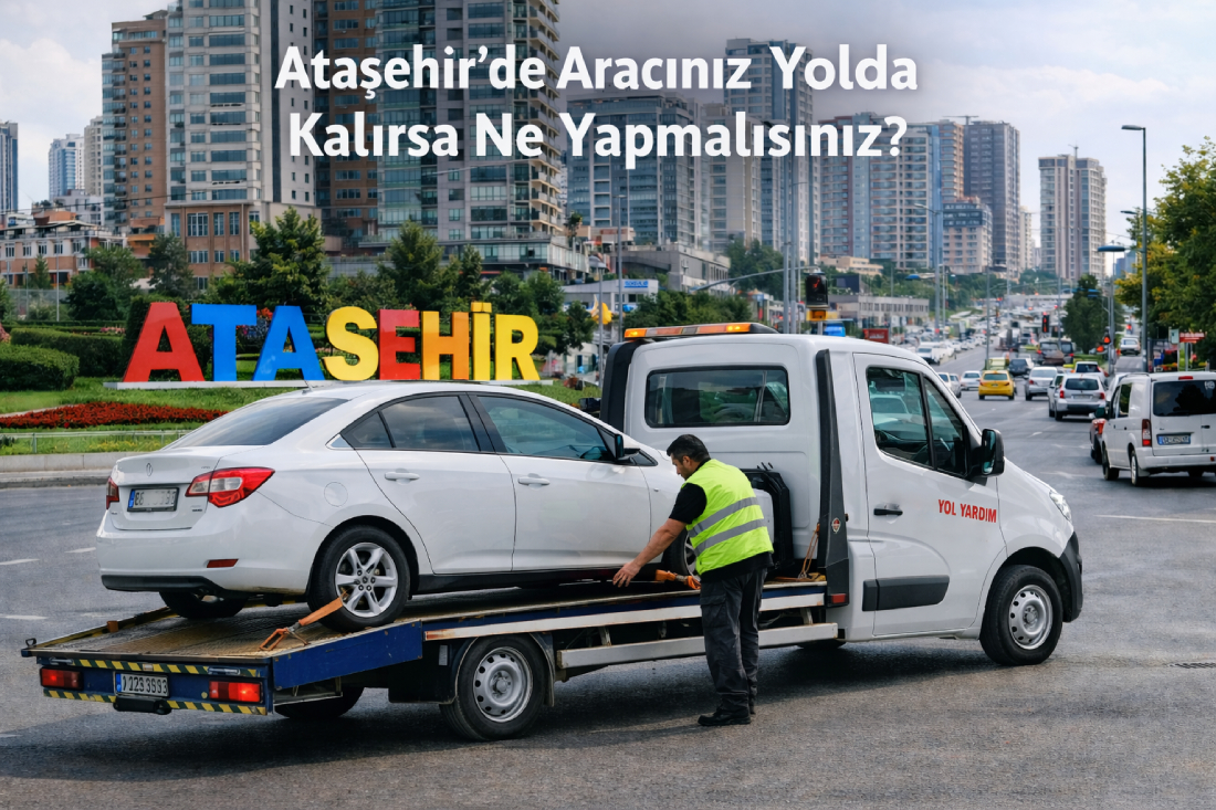 Ataşehir’de aracınız yolda kalırsa ne yapmalısınız – 7/24 oto çekici ve yol yardım hizmeti